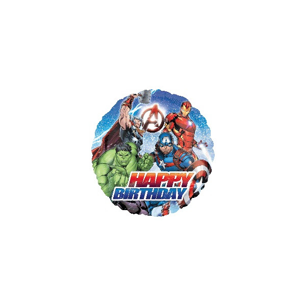 Avengers Happy Birthday 18 inch Foil Balloon