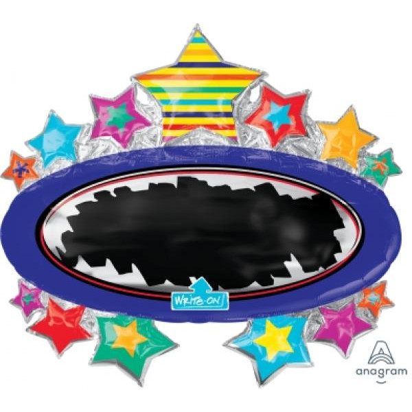 Write on Black Board Marquee Foil Balloon