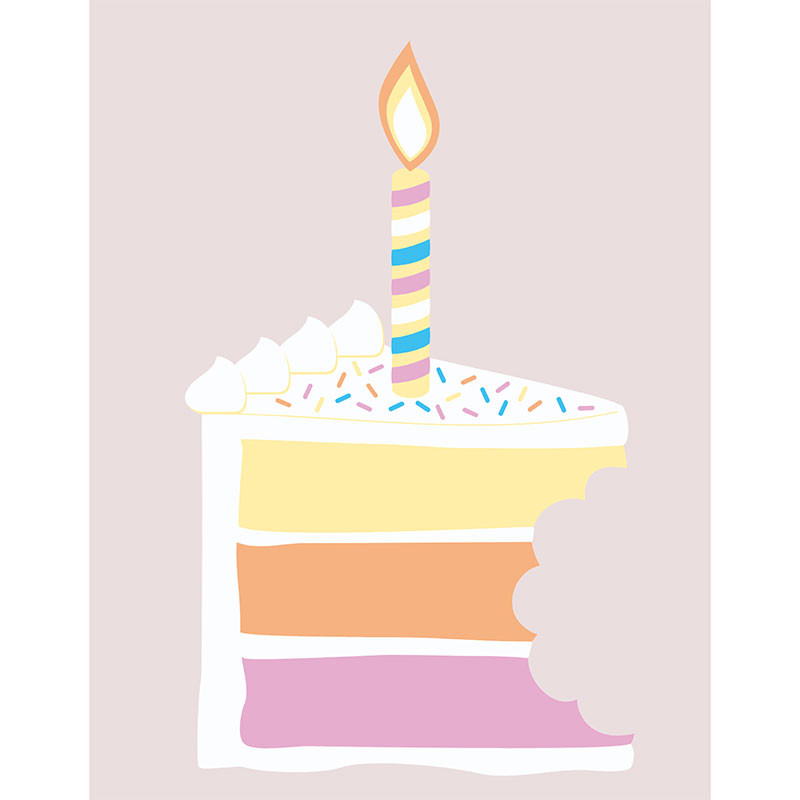 Birthday Cake - Card